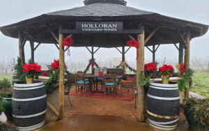 Join Us Indoors in our Tasting Room or Outdoors at the Tiki Hut